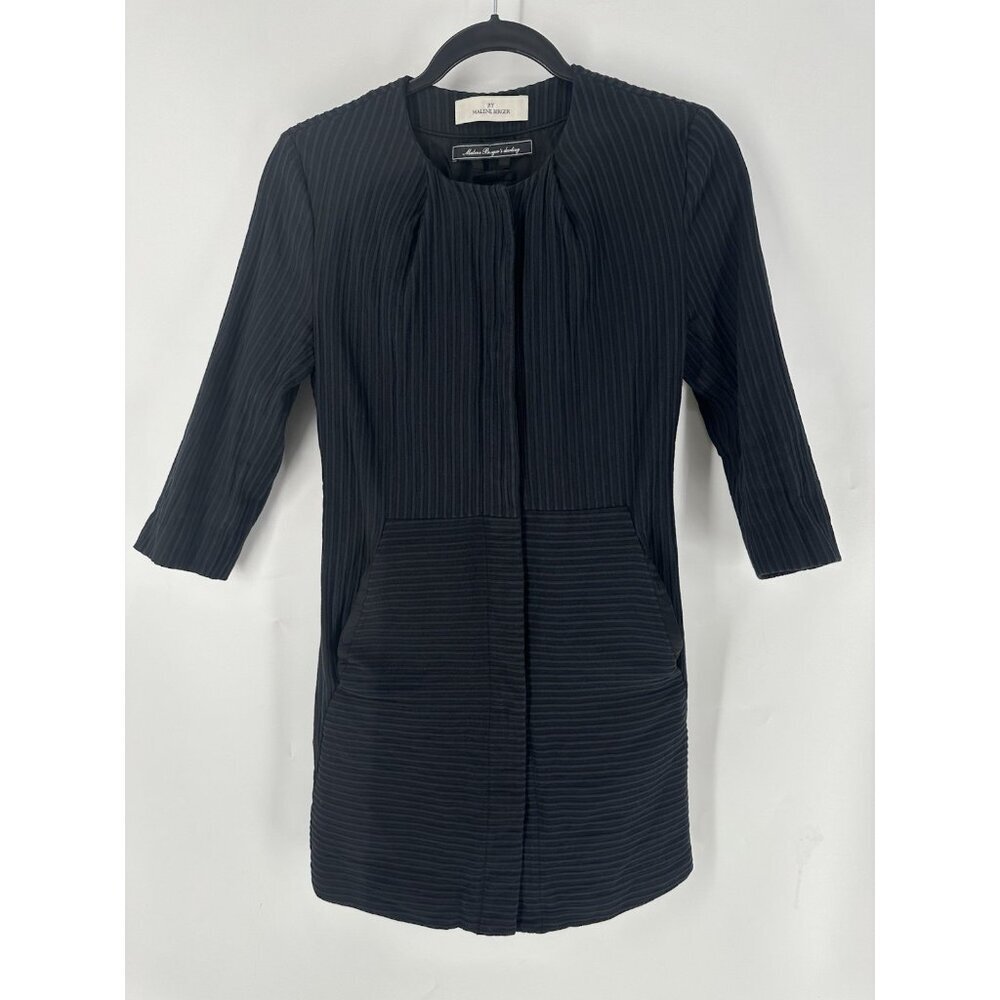 By Malene Birger Ribbed Silk Blend Overcoat Women’s S Read